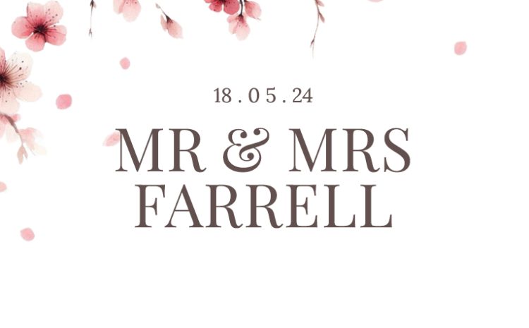  Mr & Mrs Farrell