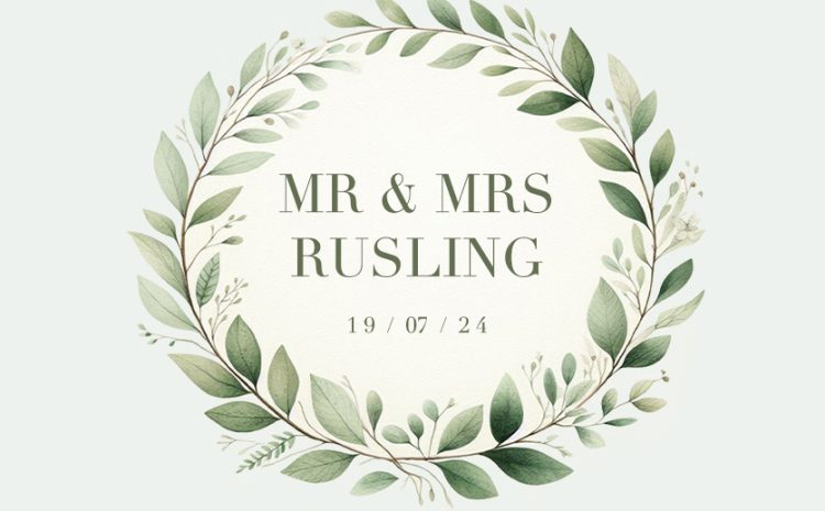  Mr & Mrs Rusling