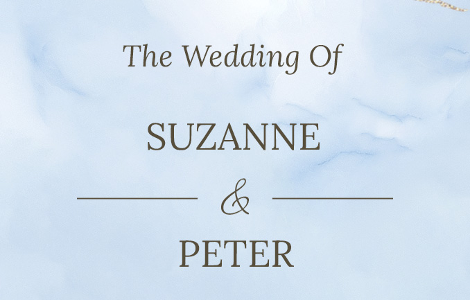  Suzanne & Peter’s Wedding