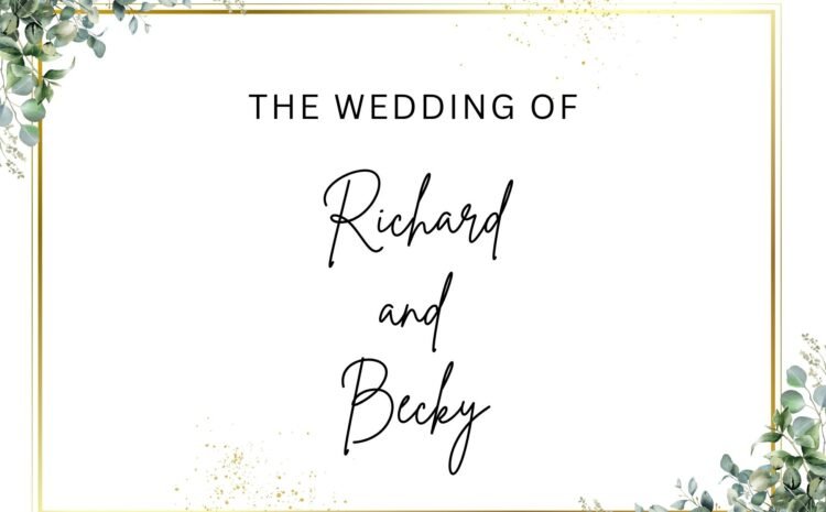  Protected: Richard & Becky’s Wedding